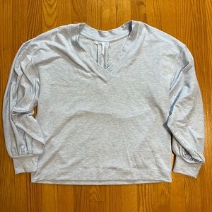 Travis Matthew NWT Oversized Long Sleeve light blue